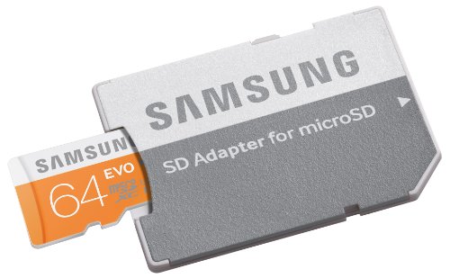 Samsung Speicherkarte MicroSDXC 64GB GB EVO UHS-I Grade 1 Class 10