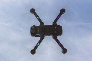 Yuneec Mantis Q - Ultraschallsensor und LEDs
