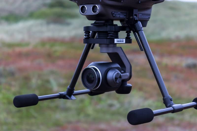 Gimbal und Kamera: Hier beim Yuneec Typhoon H Plus Hexacopter Gimbal und Kamera: Hier beim Yuneec Typhoon H Plus Hexacopter