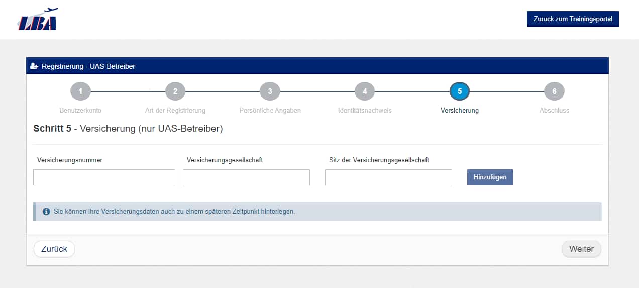Drohne Registrierung eID