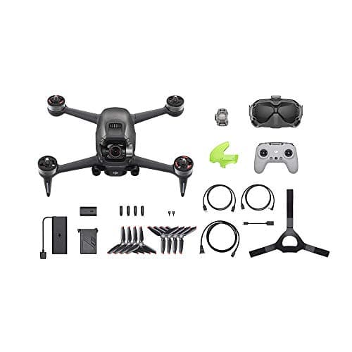 Lieferumfang der DJI FPV Combo. DJI FPV Combo Lieferumfang