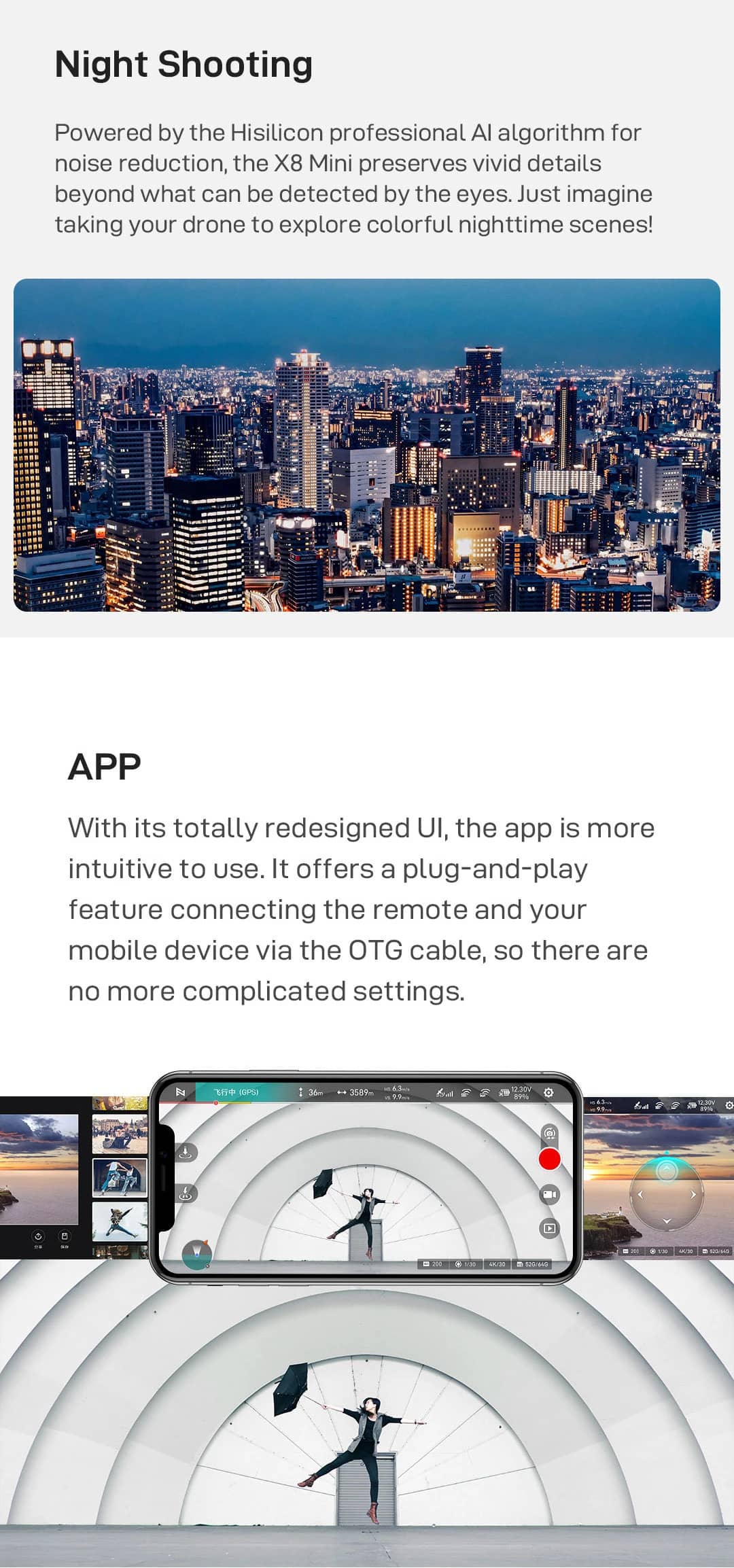 Xiaomi FIMI X8 Mini Night-Mode