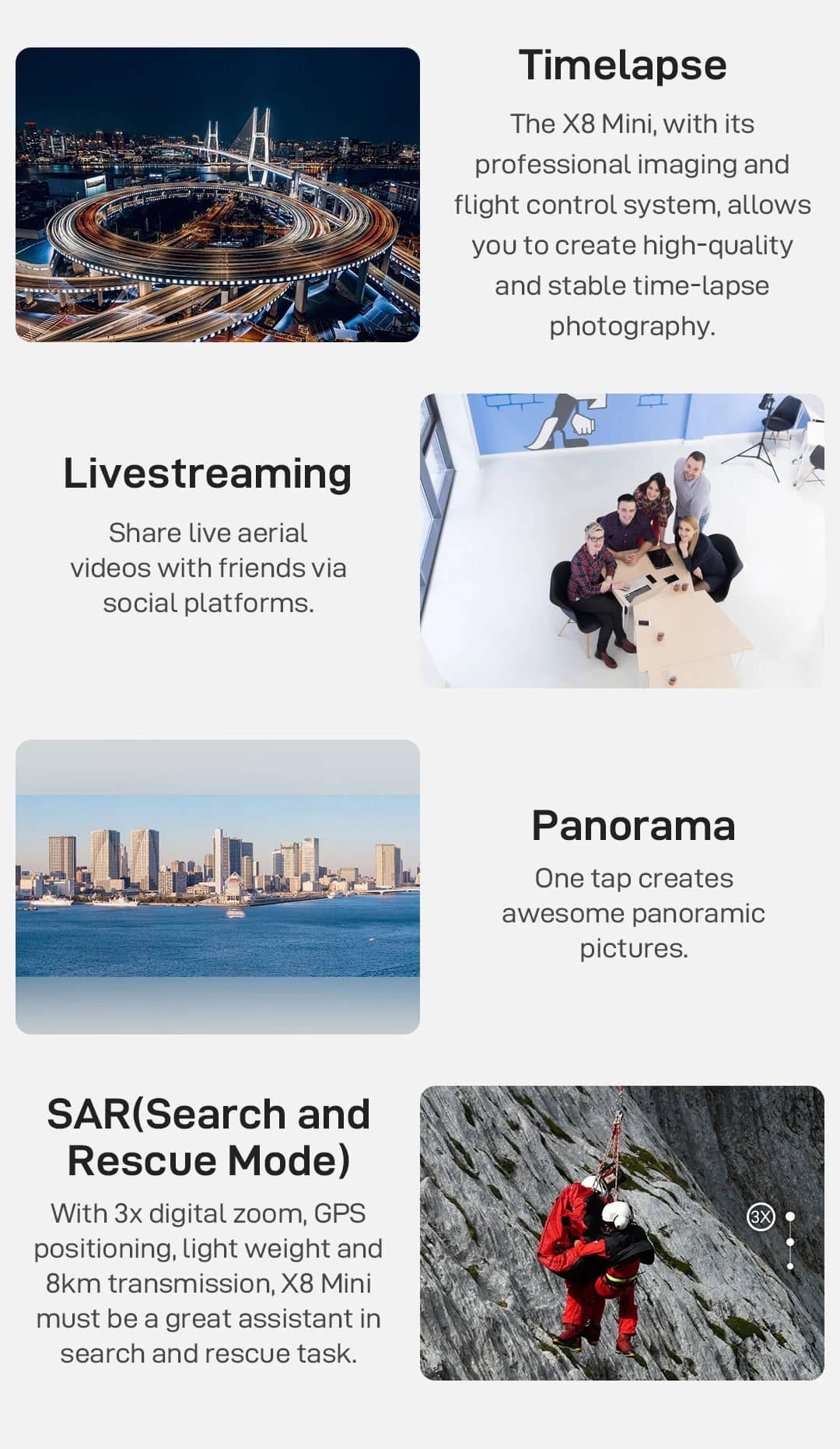 Xiaomi FIMI X8 Mini - Panorama & Timelapse