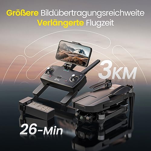 26 Minuten Flugzeit & 3.000 Meter Reichweite Holy Stone HS720R Multicopter