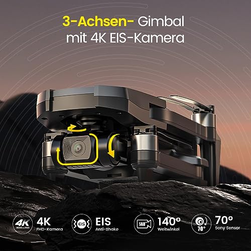 4K-Kamera & 3-Achsen-Gimbal der Holy Stone HS720R Holy Stone HS720R Drohne mit Kamera